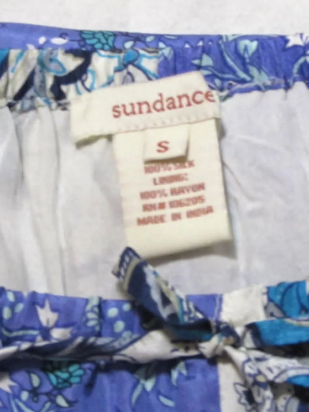 NEW Womens Ladies SUNDANCE Multi Color & Pattern Silk Lined Skirt S Orig $158 - Picture 7 of 7